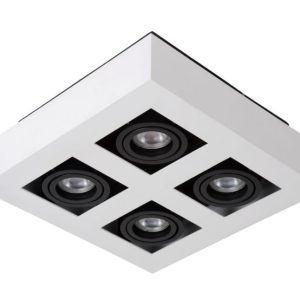 Spot XIRAX biały 4xGU10x5W wym:8,8x25x25cm IP20 Lucide 991535