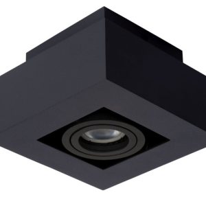 Spot XIRAX czarny 1xGU10x5W wym:8,8x14x14cm IP20 Lucide 991556