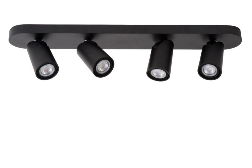 Spot XYRUS czarny 4xGU10x5W wym:12,5x60x9cm IP20 Lucide 1038994