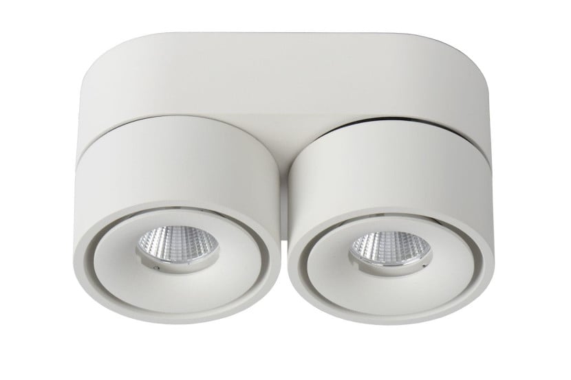 Spot YUMIKO okrągły biały LED 8W biały ciepły 1268lm IP20 Lucide 1039017