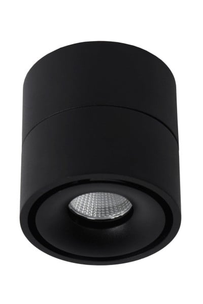 Spot YUMIKO okrągły czarny LED 8W biały ciepły 627lm IP20 Lucide 1039043