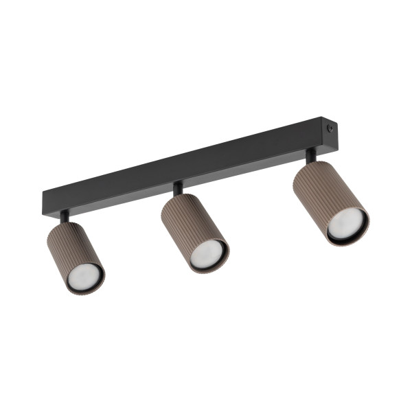 Spoty Regulowane Tk Lighting Tune Brązowe Tytan Listwa 3Xgu10 964140