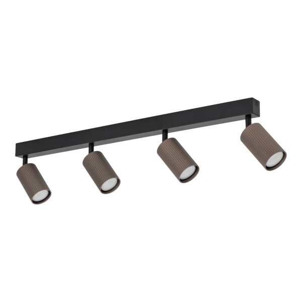 Spoty Regulowane Tk Lighting Tune Brązowe Tytan Listwa 4Xgu10 964139