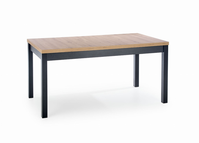ST45M stół 160x80 cm dąb artisan nogi czarne 667512