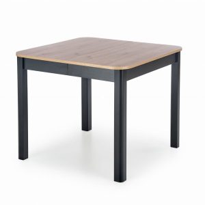 ST46m 90×90 cm stół blat dąb artisan nogi czarne 667510 ST46m 90×90 cm stół blat dąb artisan nogi czarne 667510