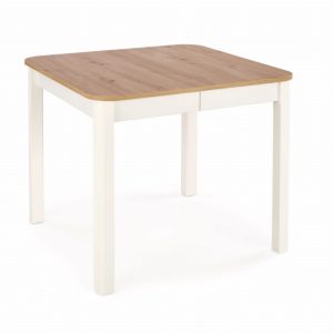 ST46M stół 90×90 cm blat dąb artisan nogi białe 667515 ST46M stół 90×90 cm blat dąb artisan nogi białe 667515