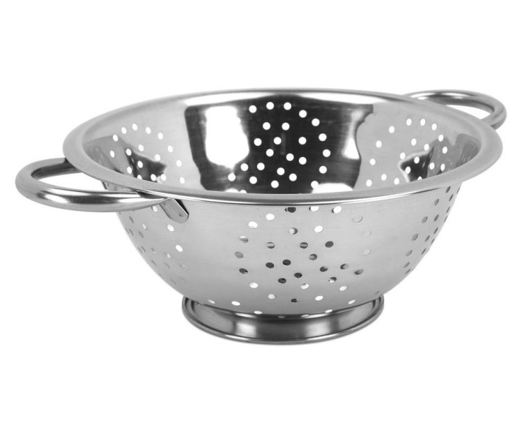 Stalowy durszlak 24cm z uchwytami KINGHOFF 652932
