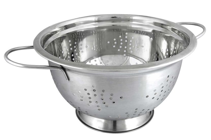 Stalowy durszlak głęboki 24cm z uchwytami KINGHOFF 652934