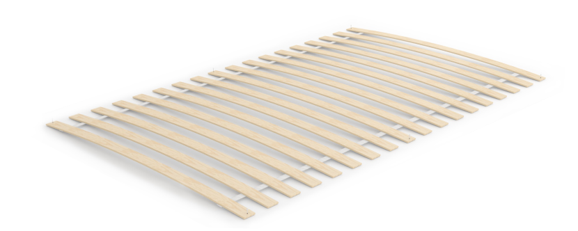 Stelaż do łóżka 120x200 cm sprężynujący 18 listew pod materac mocny 653274