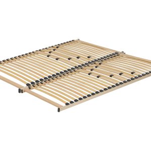 Stelaż do łóżka 180 x 200 drewno 60 listew sprężynujących 452732 Stelaż do łóżka 180 x 200 drewno 60 listew sprężynujących 452732