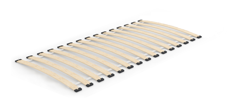 Stelaż do łóżka pod materac 80 x 180 cm sprężynujący 653278