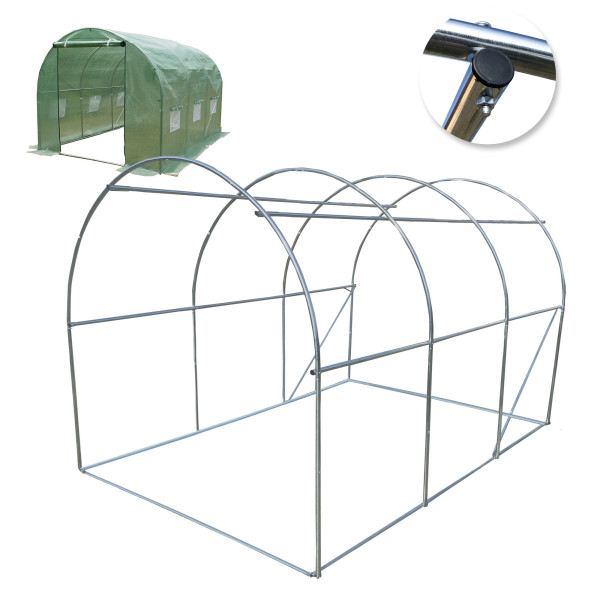 Stelaż Do Tunelu Szklarniowego PREMIUM Szkielet 2x4,5m 25 mm 222333