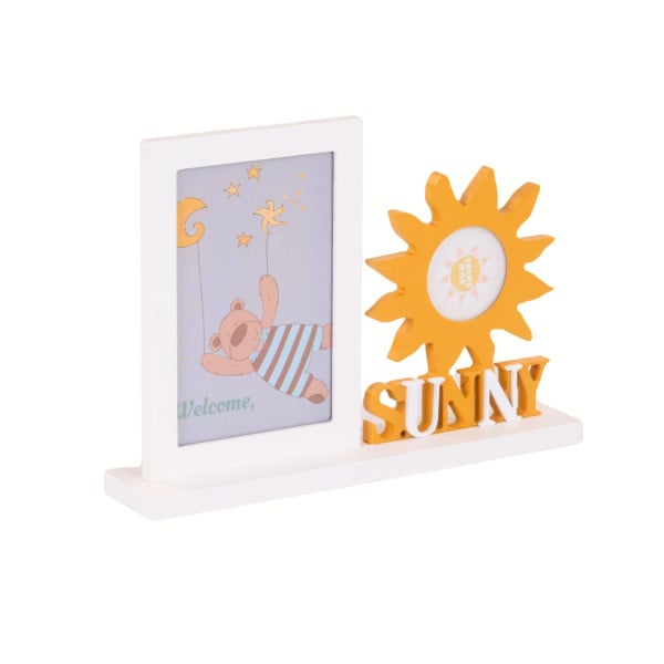Stojąca ramka z dekoracją SUNNY, 10 x 15 cm 656836