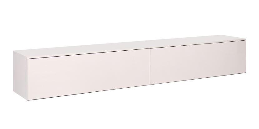 Stojąca szafka RTV 240 cm kaszmir połysk 847782