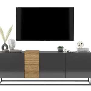 Stojąca szafka rtv grafit – Xyero 708122 Stojąca szafka rtv grafit – Xyero 708122