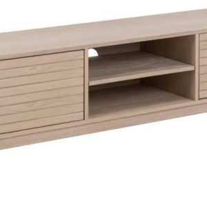 Stojąca SZAFKA RTV Linley DĄB BIELONY 160cm 2 PÓŁKI I SZAFKI 288582 Stojąca SZAFKA RTV Linley DĄB BIELONY 160cm 2 PÓŁKI I SZAFKI 288582