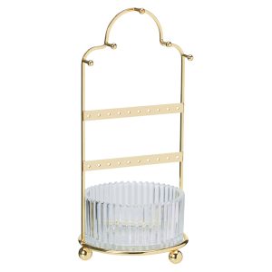 Stojak na biżuterię metalowy Femi 25 cm złoty mix wzorów 743279 Stojak na biżuterię metalowy Femi 25 cm złoty mix wzorów 743279