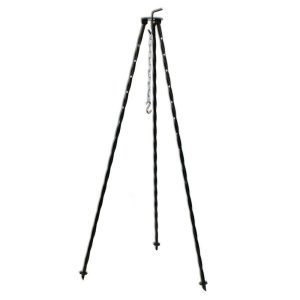 Stojak na kociołek, ruszt grillowy trójnóg żelazny 120 cm 218460