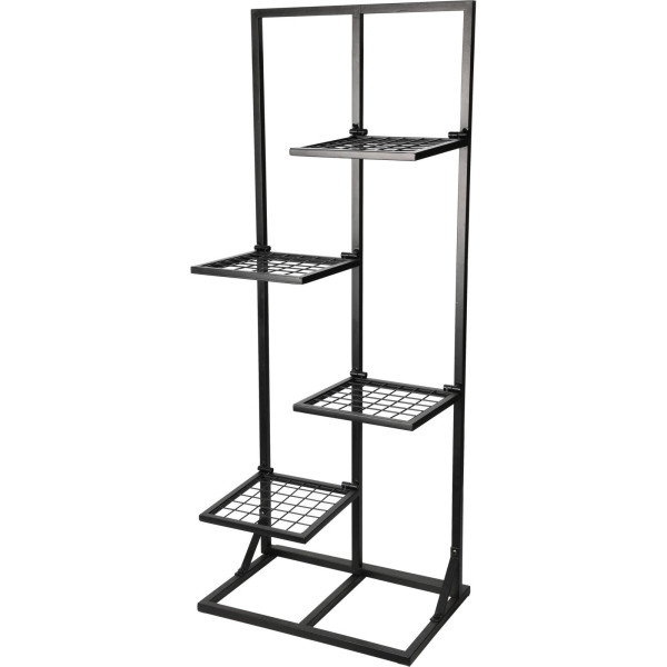 Stojak na kwiaty metalowy, wysoki, 40 x 27 x 102 cm 248359