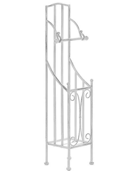 Stojak na papier toaletowy akcesoria 68 cm biały 298046