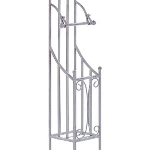 Stojak na papier toaletowy akcesoria 68 cm szary 298045 Stojak na papier toaletowy akcesoria 68 cm szary 298045