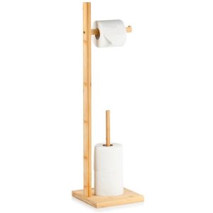 Stojak na papier toaletowy drewniany 70 cm 748179 Stojak na papier toaletowy drewniany 70 cm 748179