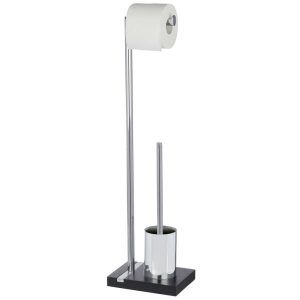 Stojak na papier toaletowy i szczotkę do WC, WENKO 152940 Stojak na papier toaletowy i szczotkę do WC, WENKO 152940