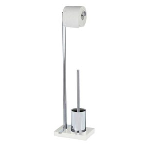 Stojak na papier toaletowy i szczotkę do WC, WENKO 152949 Stojak na papier toaletowy i szczotkę do WC, WENKO 152949