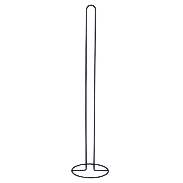 Stojak na papier toaletowy metalowy czarny 60 cm 176515