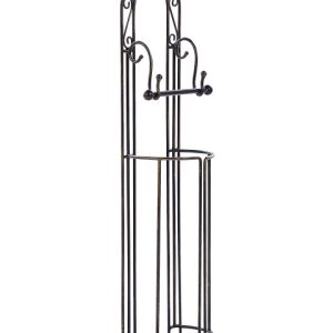 Stojak na papier toaletowy TEMUCO Metal Czarny 298049