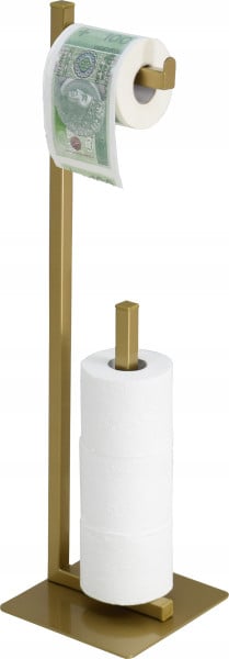 Stojak na papier toaletowy uchwyt loft Złoty 958073