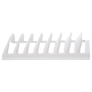 Stojak na pokrywki i talerze biały 29,5×13,5×6 cm 596356 Stojak na pokrywki i talerze biały 29,5×13,5×6 cm 596356