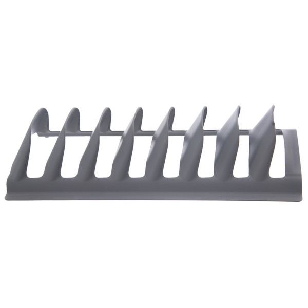Stojak na pokrywki i talerze szary 29,5x13,5x6 cm 596353