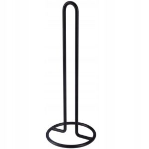 Stojak Na Ręcznik Papierowy Czarny Metalowy Uchwyt Na Rolkę Do Kuchni 33Cm 741538 Stojak Na Ręcznik Papierowy Czarny Metalowy Uchwyt Na Rolkę Do Kuchni 33Cm 741538