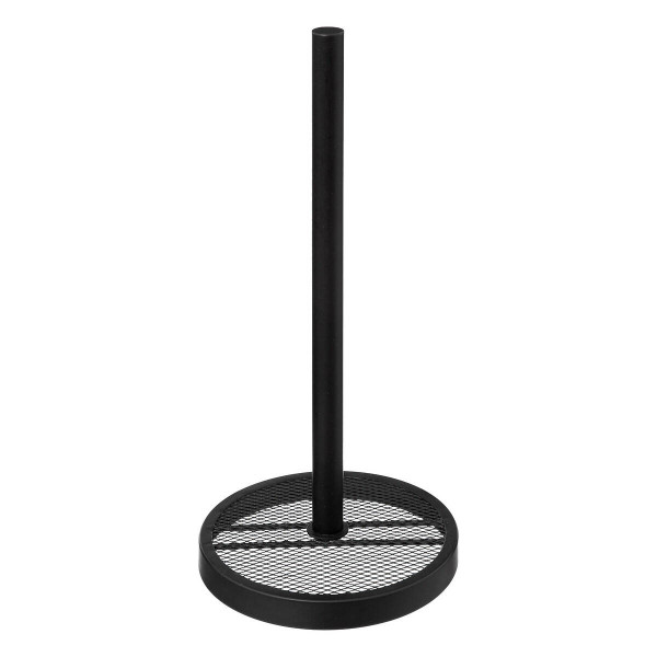 Stojak na ręcznik papierowy MAYAJ, czarny, metalowy, 33 cm 215744
