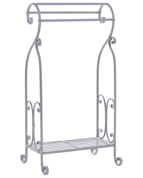 Stojak na ręczniki metalowy 49 x 91 cm szary 137800