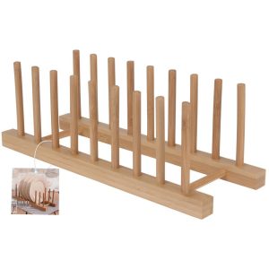 Stojak na talerze, organizer, 100% bambus 85285 Stojak na talerze, organizer, 100% bambus 85285