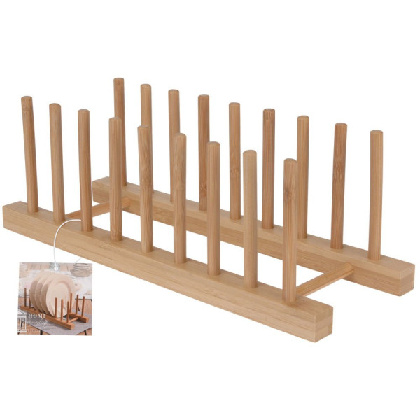 Stojak na talerze, organizer, 100% bambus 85285