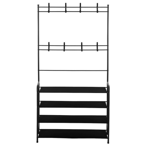 Stojak na ubrania, buty metalowy 150x80x25cm wieszak stojący 509115