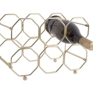 Stojak na wino HONEYCOMB, na 6 butelek, 31 x 22 x 16,5 cm 447833 Stojak na wino HONEYCOMB, na 6 butelek, 31 x 22 x 16,5 cm 447833