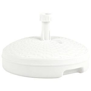 Stojak pod parasol Biały Z tworzywa sztucznego vidaXL 260792 Stojak pod parasol Biały Z tworzywa sztucznego vidaXL 260792