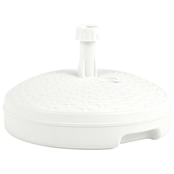 Stojak pod parasol Biały Z tworzywa sztucznego vidaXL 260792