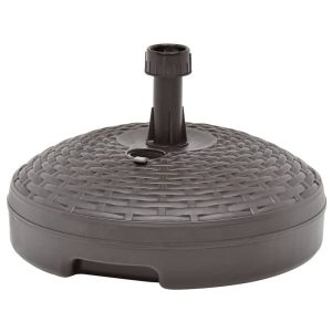 Stojak pod parasol Brąz Z tworzywa sztucznego vidaXL 260795 Stojak pod parasol Brąz Z tworzywa sztucznego vidaXL 260795
