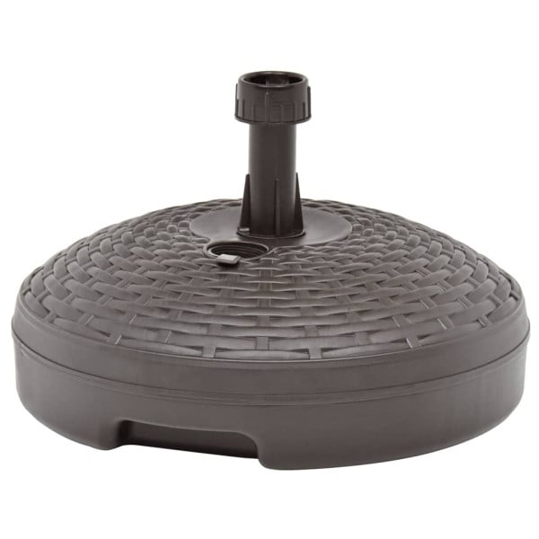 Stojak pod parasol Brąz Z tworzywa sztucznego vidaXL 260795