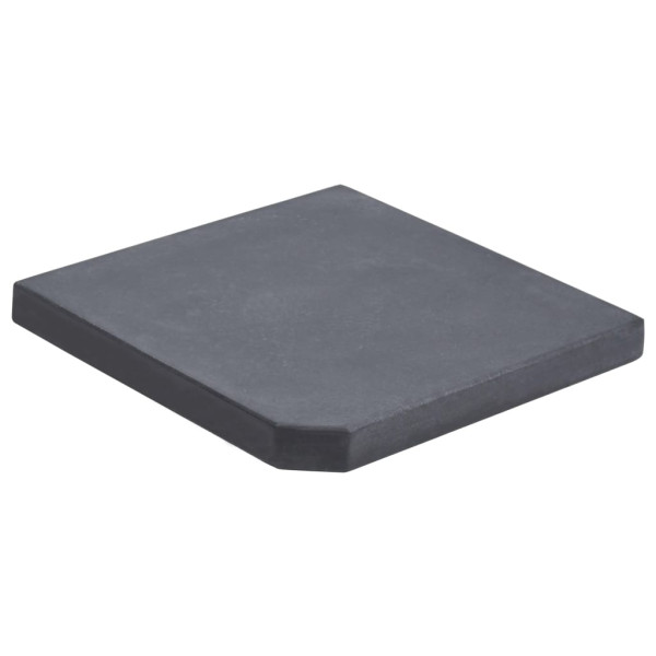 Stojak pod parasol Czarny Granit vidaXL 287579
