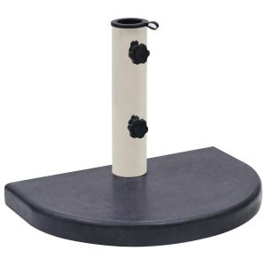 Stojak pod parasol Czarny Granit vidaXL 287555 Stojak pod parasol Czarny Granit vidaXL 287555