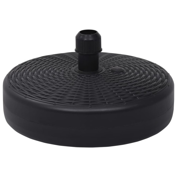 Stojak pod parasol Czarny Z tworzywa sztucznego vidaXL 287550