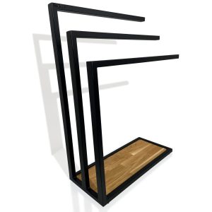 Stojak wieszak na ręczniki LOFT czarny do łazienki 571131 Stojak wieszak na ręczniki LOFT czarny do łazienki 571131
