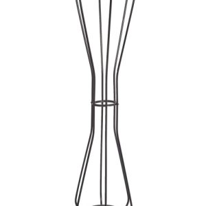 Stojak wieszak na ubrania czarny metalowy 452836 Stojak wieszak na ubrania czarny metalowy 452836