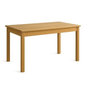 Stół 130×75 cm z litego drewna, kolor dębowy 135814 Stół 130×75 cm z litego drewna, kolor dębowy 135814